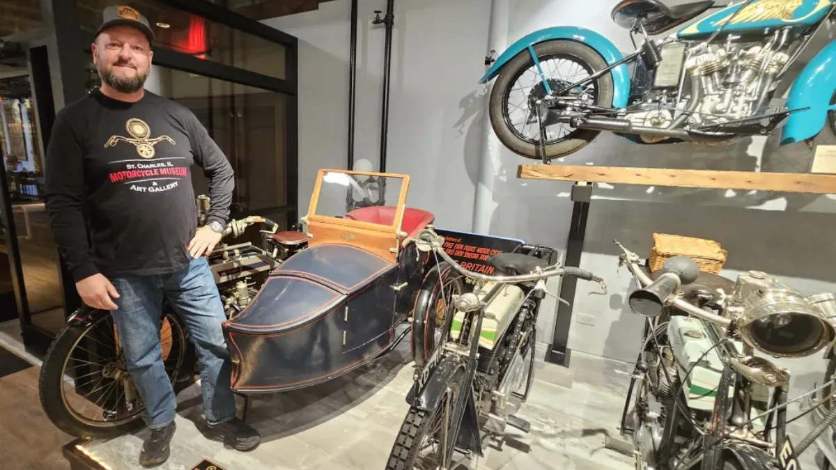 How a Man’s Obsession Builds St. Charles Motorcycle Museum Andy Koczwara