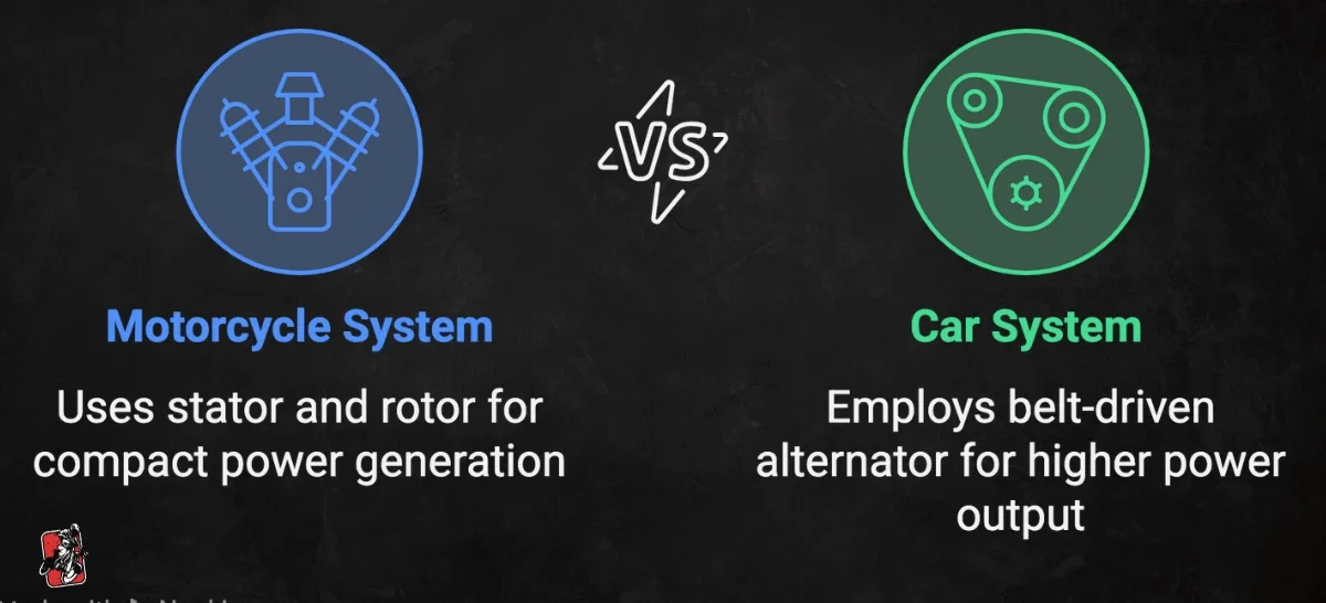 Do Motorcycles Have Alternators? 7 Myths You Still Believe Motorcycle stator vs Car alternator