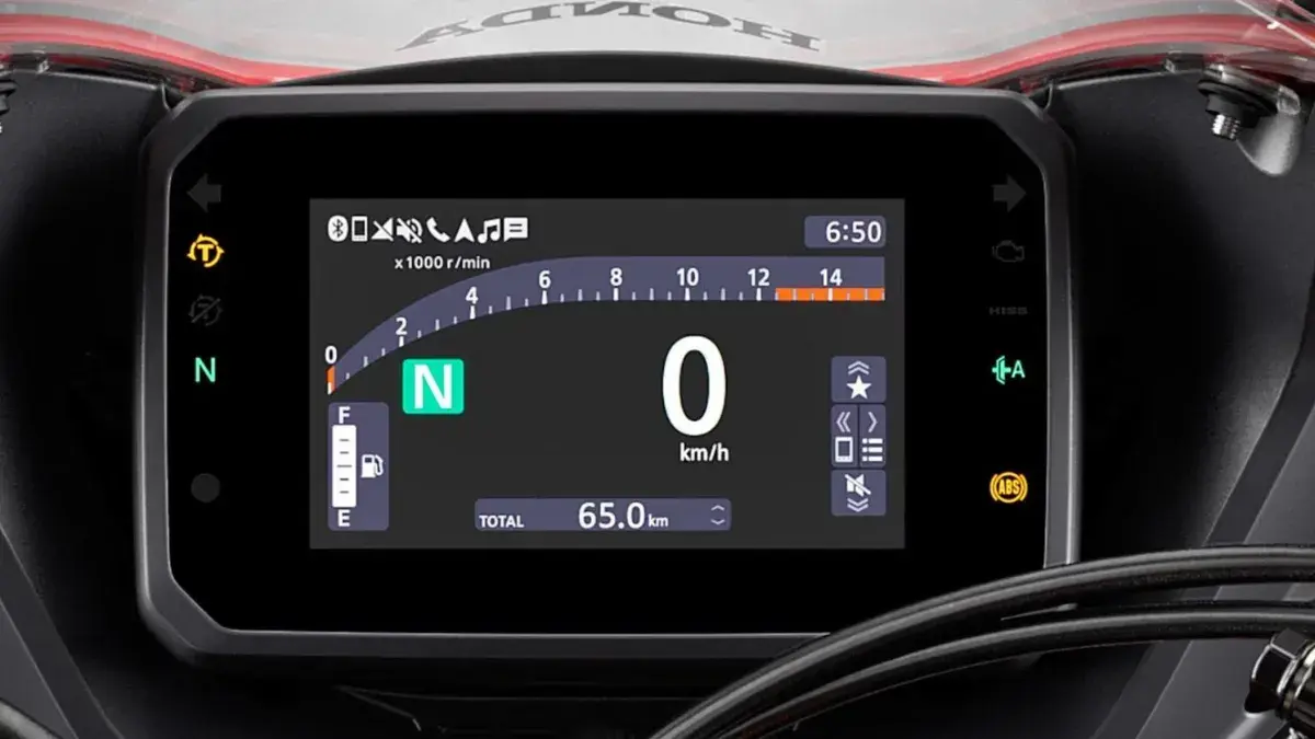 Is the 2025 Honda CBR650R Just a 2024 Replay? 2025 Honda CBR650R Instrument Console
