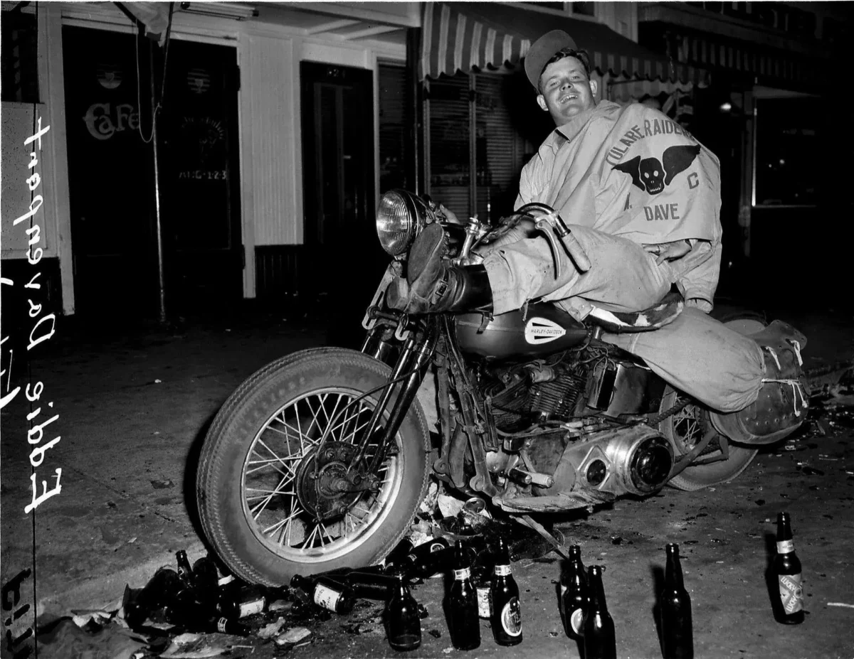 What Does "1%" Really Mean in Motorcycle Club Subcultures? 1947 Hollister Gypsy Tour rally Life Magazine Photo