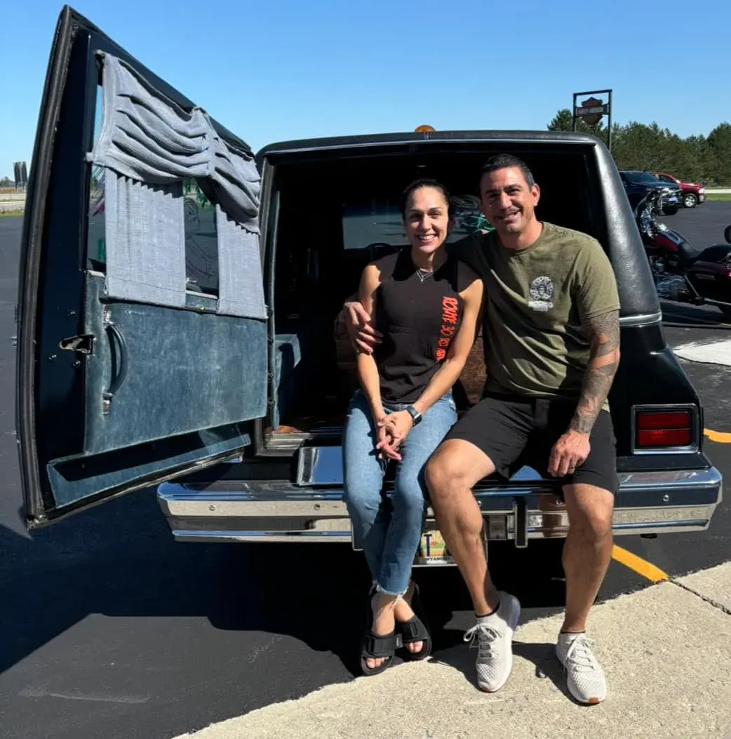 The Facts Behind Joe Bayliff's Motorcycle Tragedy Joe Bayliff and His Wife Amanda