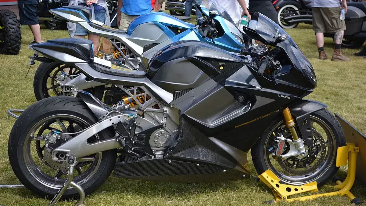 Is the Lightning LS-218 the Future of Superbikes? Lightning LS-218 Displayed at Bike Week